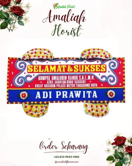 Papan Bunga Ucapan Selamat Sawarna Timur